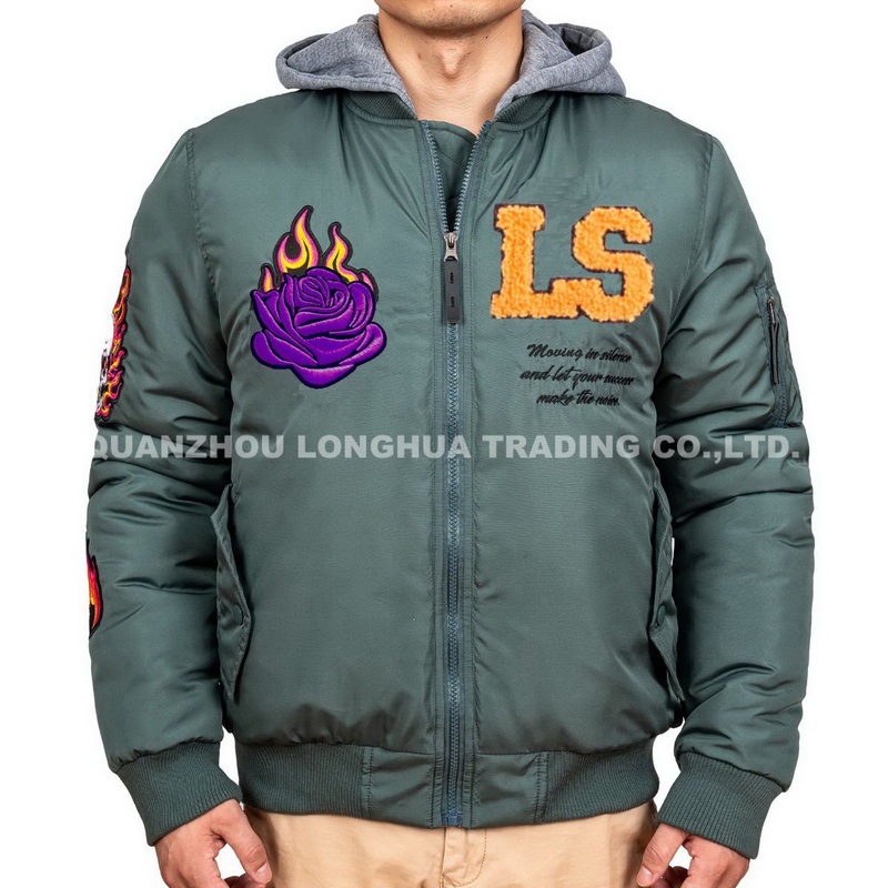 Men Boy Winter Coat Flight Jacket with Padding Fashion Outdoor Clothing – Bomber Jacket and Coat price