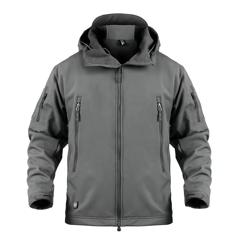 Mens Outdoor Hoodie Tactical Uniform Waterproof Soft Shell Hunting Mountaineering Jacket – Tactical Zipper Jacket and Hunting Jacket price