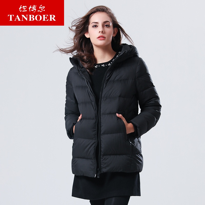 Tanboer Womens Down Jackets Middle-Long Style Warm Winter Coats for Women Overcoat Chinese Brand – MID-Length Down Jackets and Down Jacket price