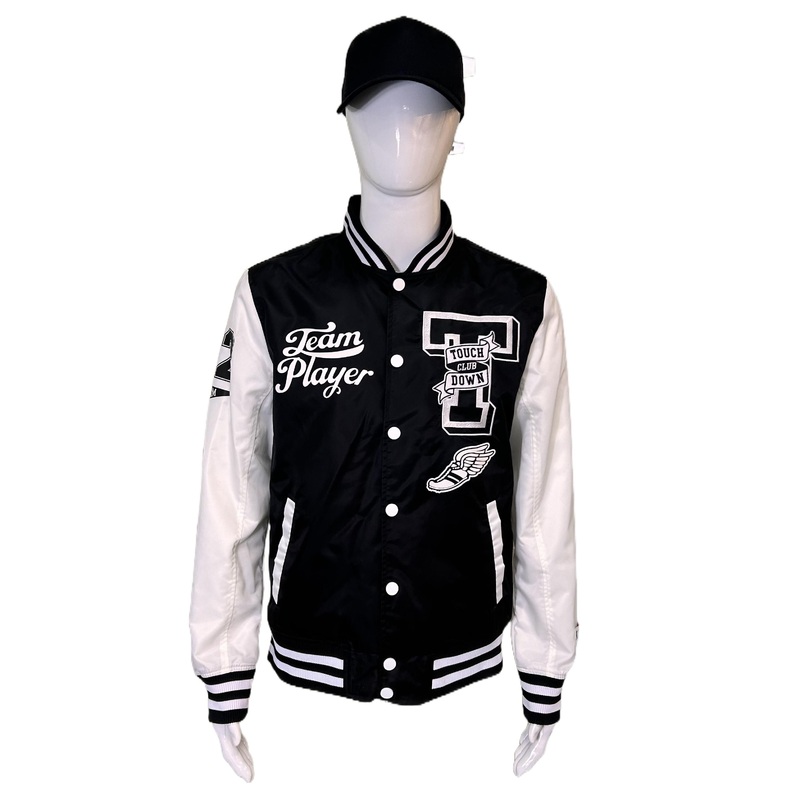 Wholesale Custom Logo Vintage Baseball Collar Jacket Satin Baseball Varsity Letterman Jackets Men – Jackets Men and Letterman Jacket price