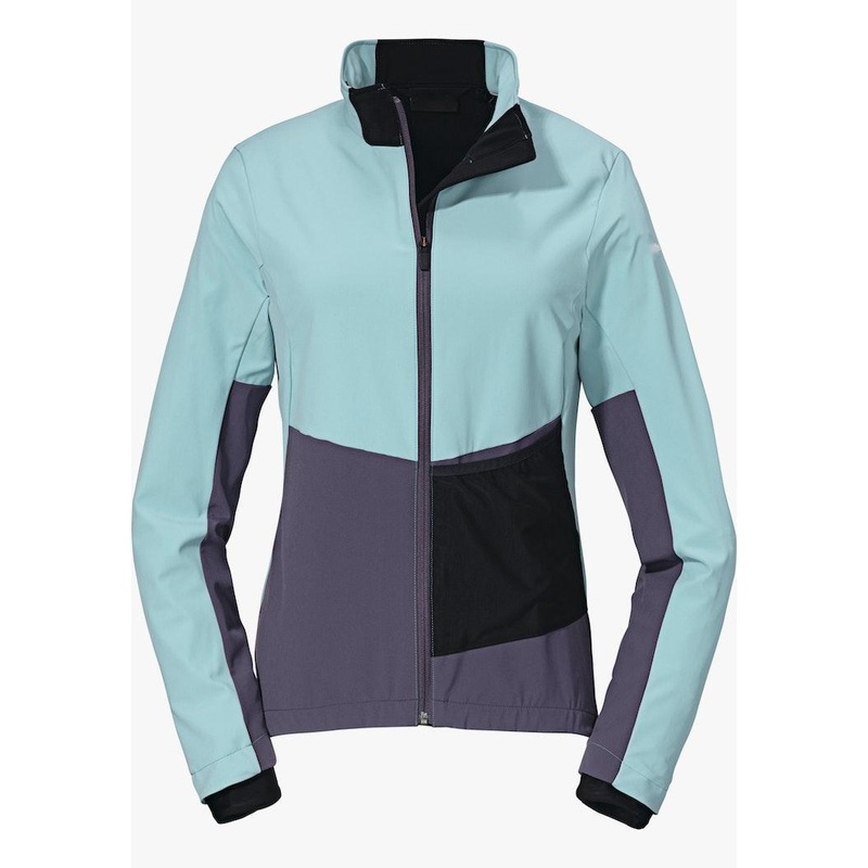 Womans Outdoor Bike Softshell Jacket with a Mix of Materials Green – Outdoor Jacket and Stretch Sofeshell Jacket price