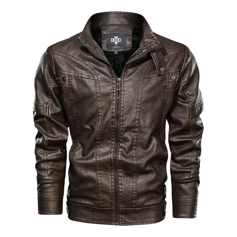 Asiapo China Factory Mens Moto Racer Biker Hunting Tactical PU Leather Jacket – Practical Jackets and Utility Jackets price