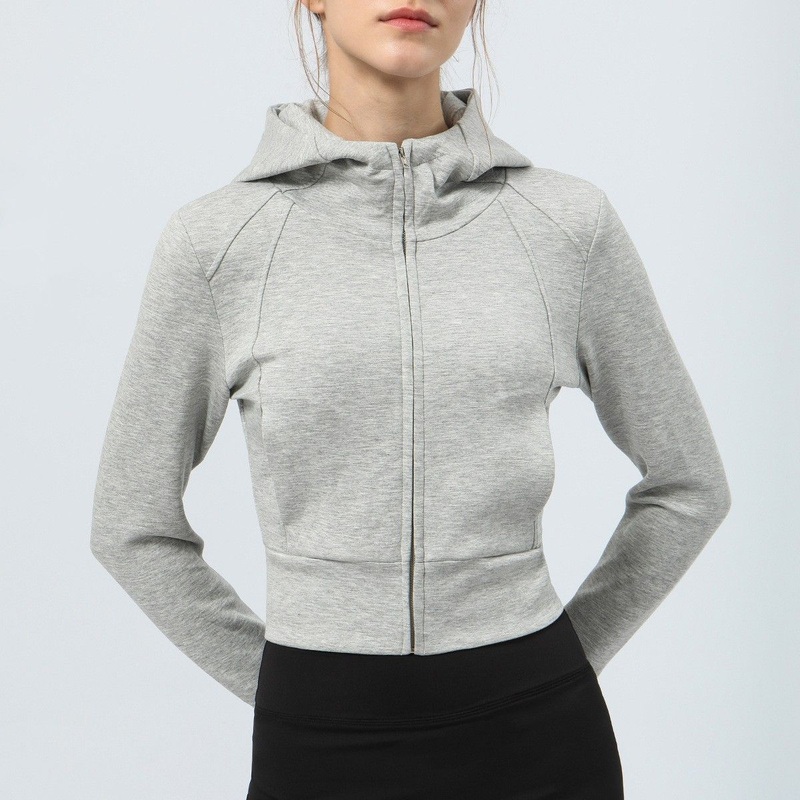 Cool Women Sports Yoga Clothes Zip up Quick Dry Running Workout Jackets Fashion Fitness Clothing – Yoga Jacket and Jacket Yoga price
