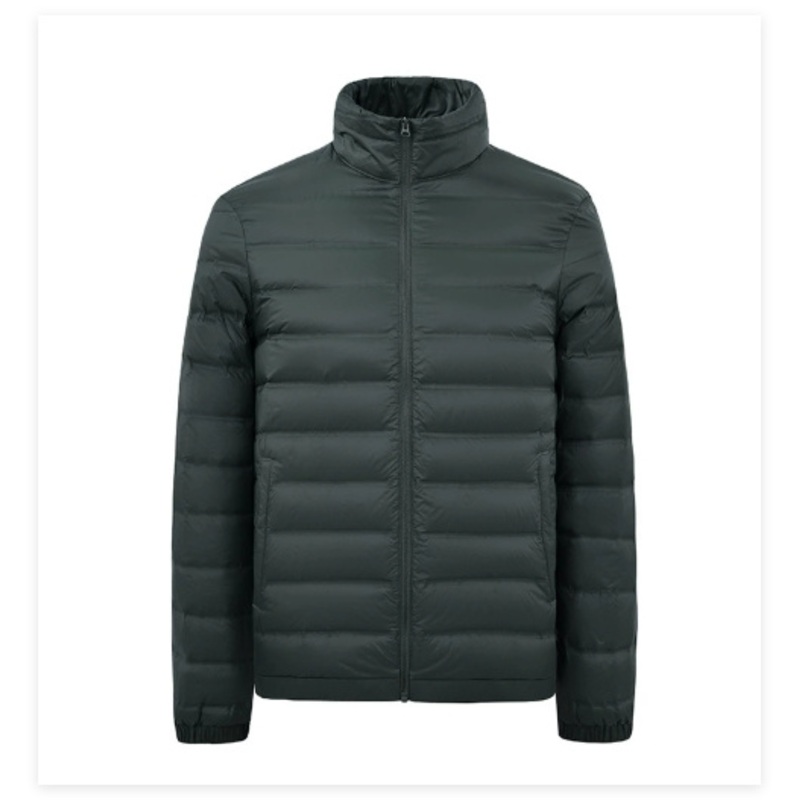 Fashion Stand Collar Lightweight Unisex Down Jacket Minimalist Portable Daily Commuting Coat – Portable Jacket and Down Jacket price