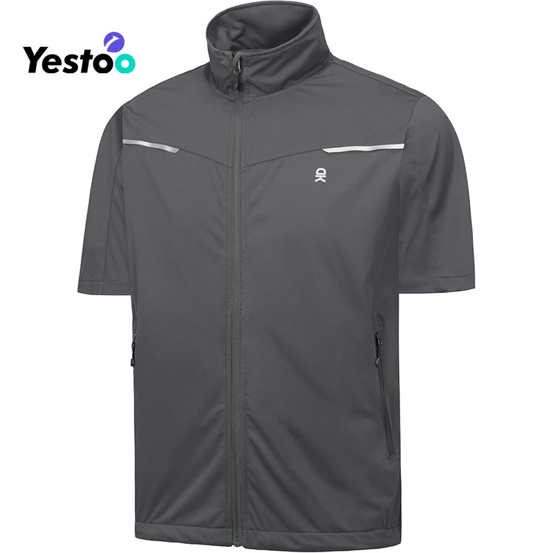 Mens Lightweight Soft-Shell Sleeveless Vest Windproof for Golf Hiking Running Manufacturer Supplier – Softshell Vest and Windproof Vest price