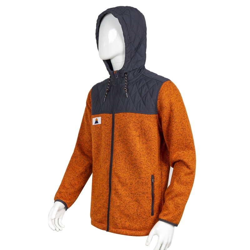 Mens Sweatershirt Sweater Melange Fleece Contrast Pongee – Men Fleece and Warm Jacket price
