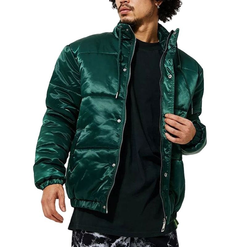 Winter Down Coat Bubble Oversized Satin Padded Puff Outdoor Jacket Men – Jacket and Clothing price