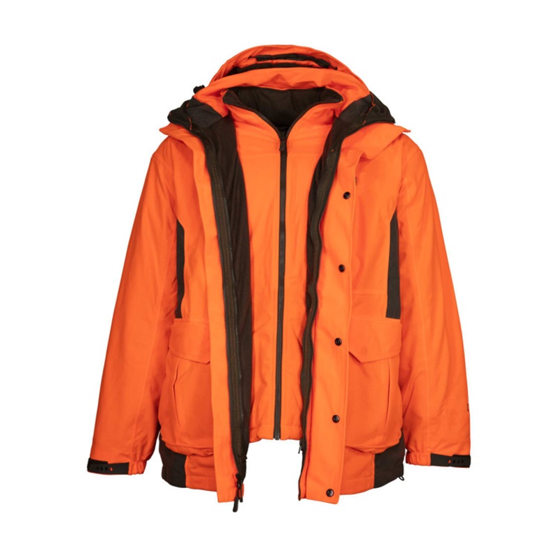 Winter Orange Color 3-in-1 Hardshell Hunting Jackets for Men – Camo Hunting Jacket and Hunting Wear price