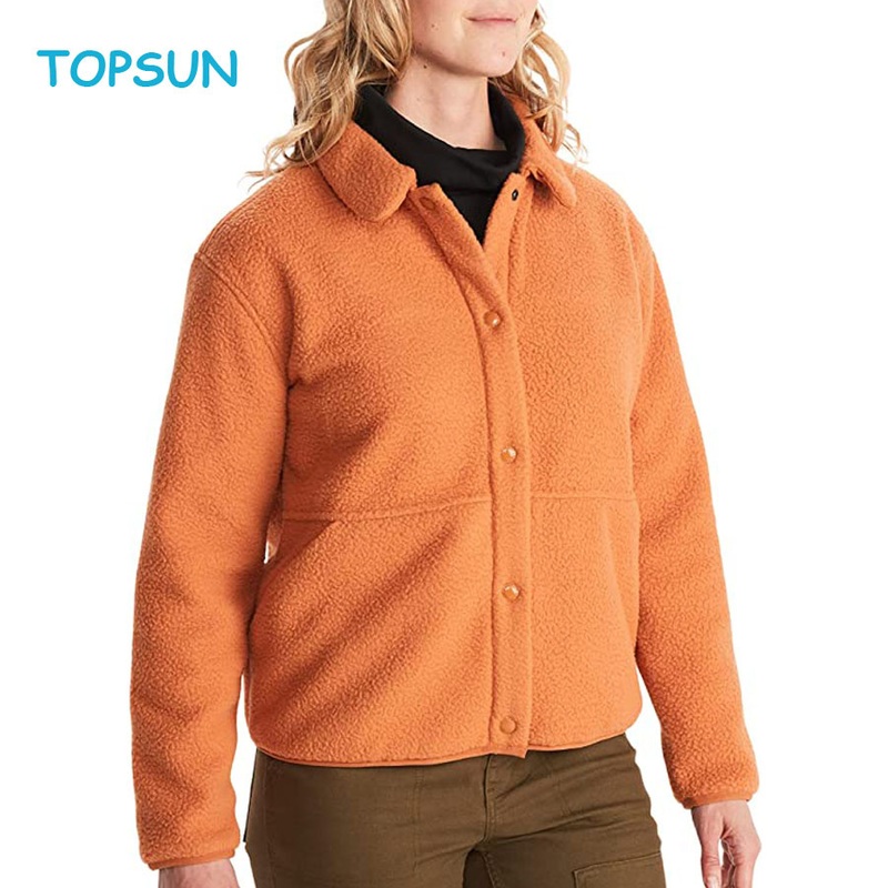 Women Heavyweight Sherpa Fleece Winer Jacket – Outdoor Jacket and Coat price
