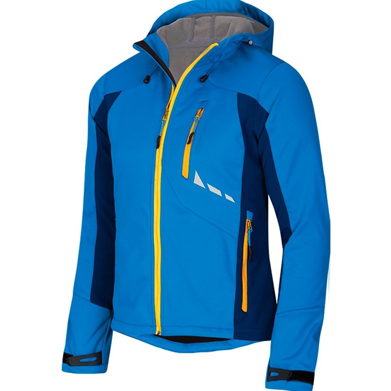 Blue Color Stylish Outdoor Sports Softshell Jacket – Mens Softshell Jacket and Stylish Warm Jacket price