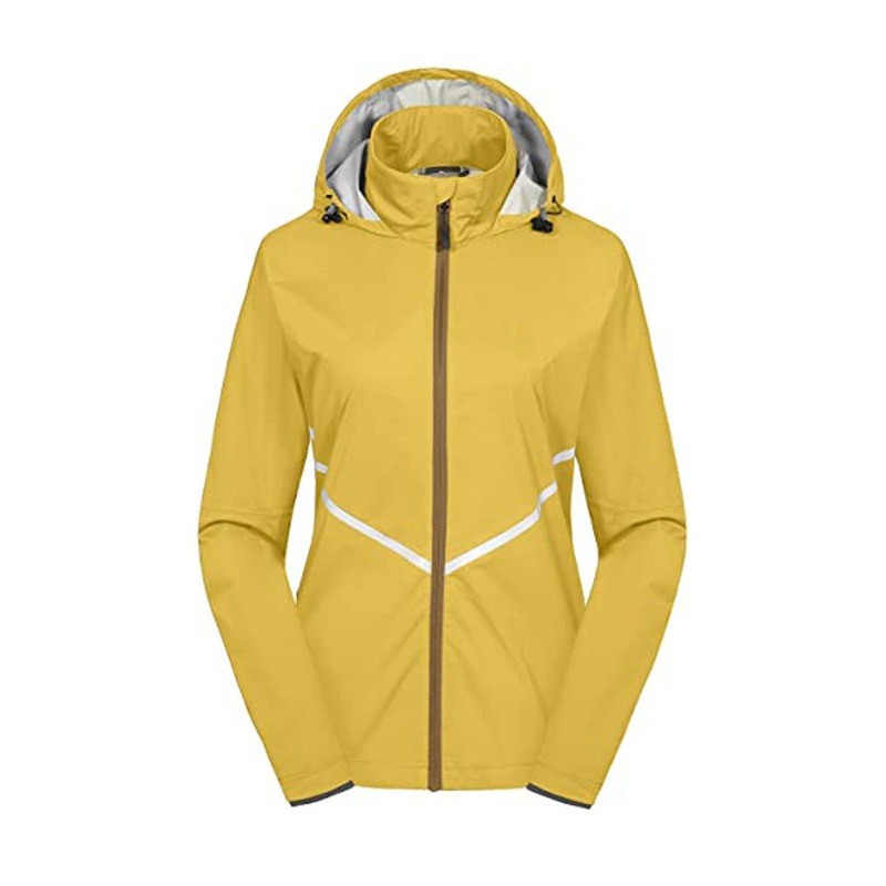 Cheap Outdoor High Quality Green Women Wind Breaker Jacket with Hood – Jacket and Softshell Jacket price