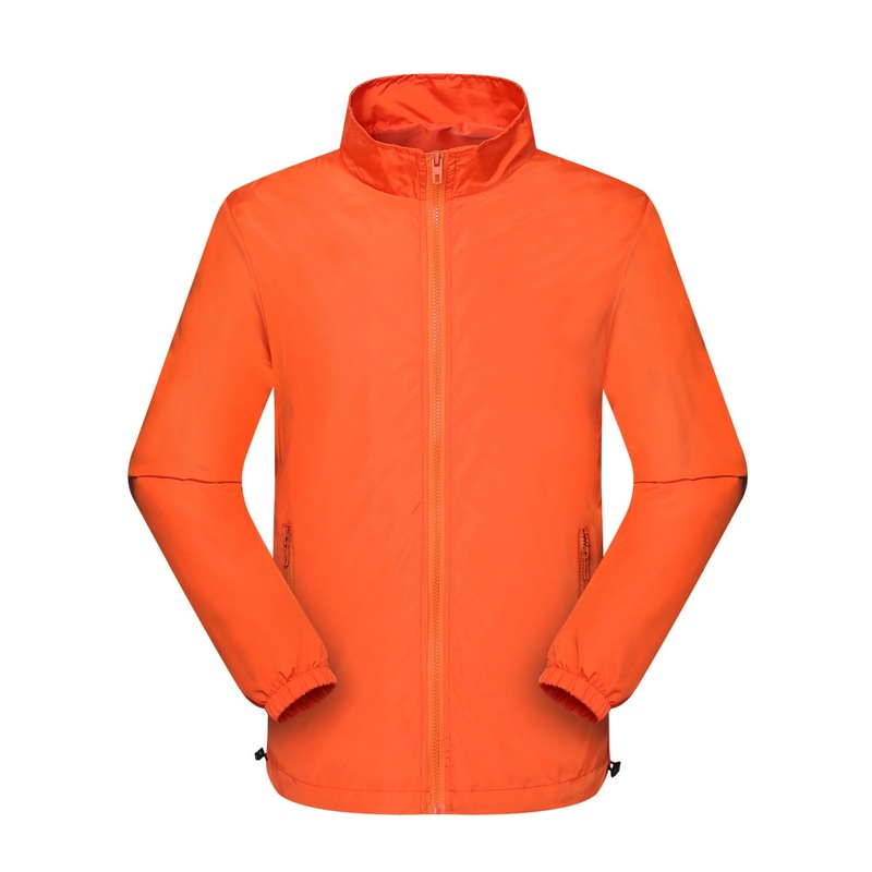 Coat Windproof and Waterproof Solid Color Stand-up Collar Windbreaker Jacket – Windbreaker Jacket and Custom Apparel price