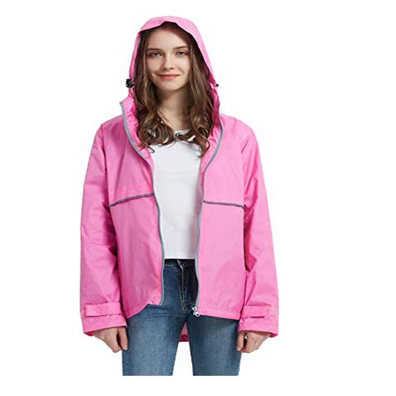Custom OEM Pink Reflective Windbreaker Sports Jacket Womens Manufacturer – Jacket and Softshell Jacket price