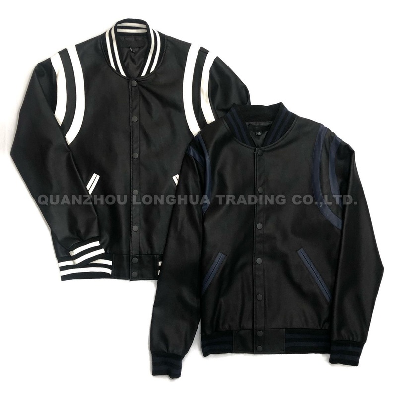 Men Jacket Boy Jacket Fashion Leather Apparel Black PU Outdoor Clothing – PU Jacket and Jacket price