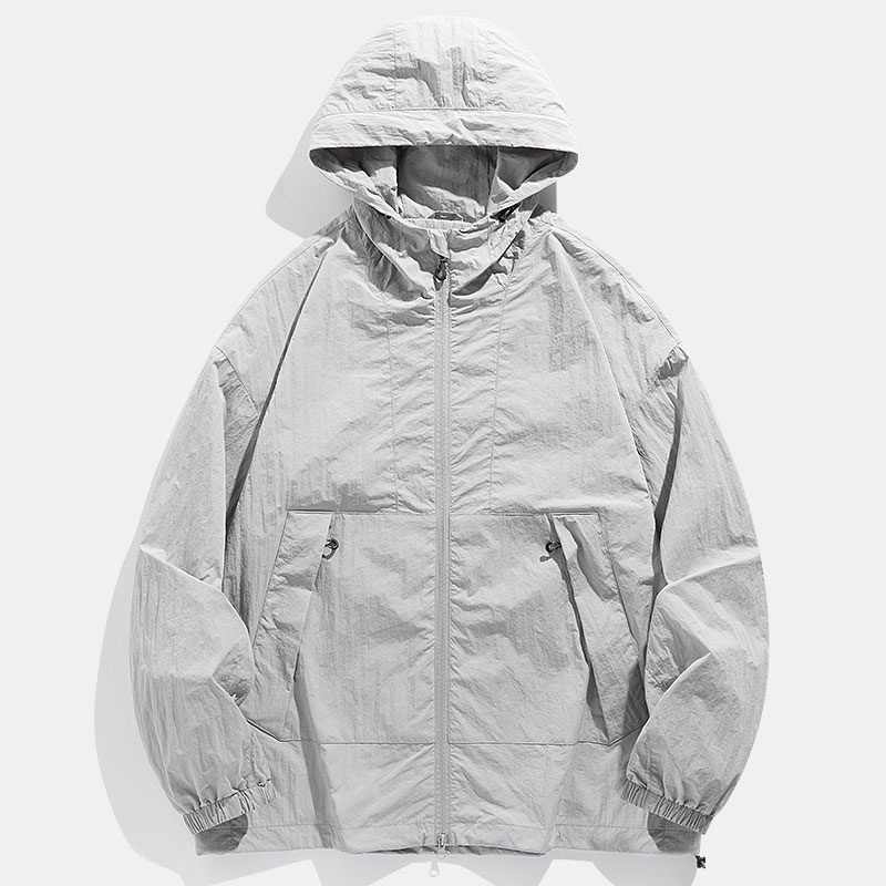 Outdoor Glow-in-The-Dark Windbreaker Warm Hooded Matching Jacket – Windbreaker Jacket and Custom Apparel price