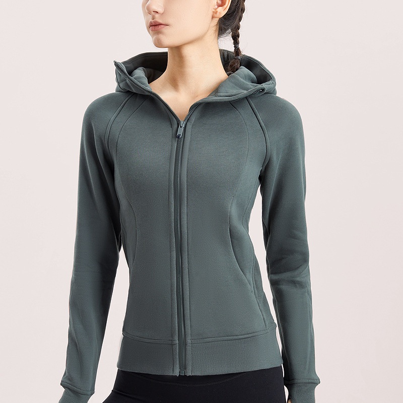 Wholesale Cheap Price Athletic Fashion Fitness Women Yoga Set Gym with Jackets Bbl Clothing Activewear Clothes – Yoga Jacket and Jacket Yoga price