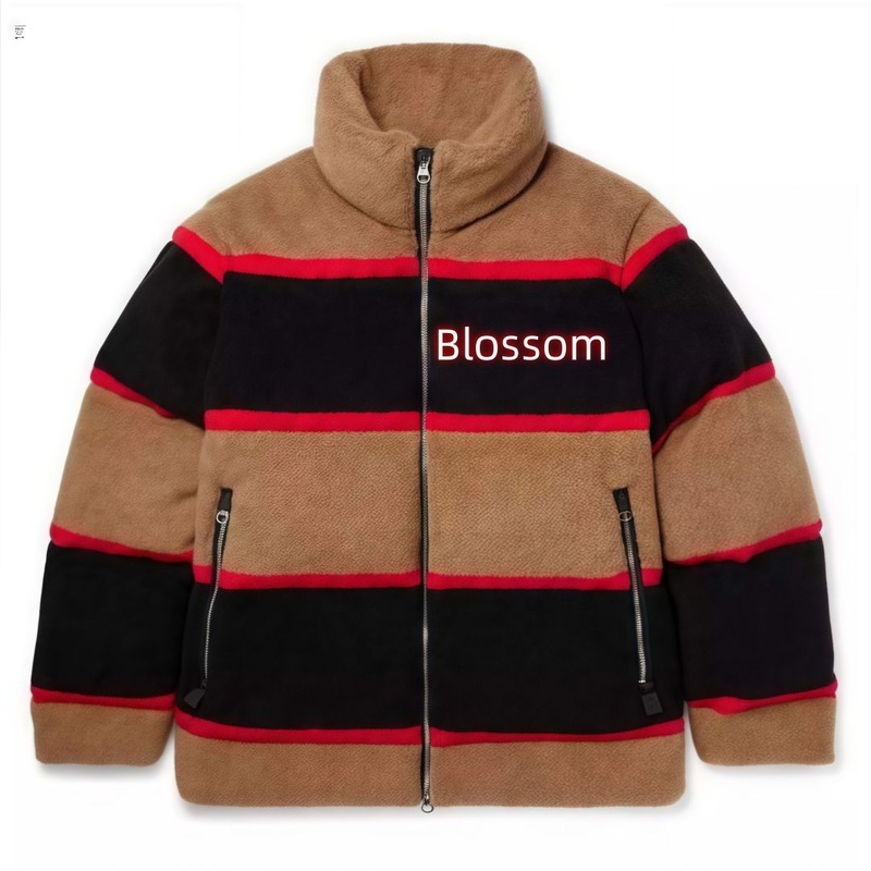 Wholesale High Qualitythick Patchwork Sherpa Fleece Jacket Men Casual Custom Logo Winter Warm Coat Fleece Mens Jackets – Clothes and Clothing price