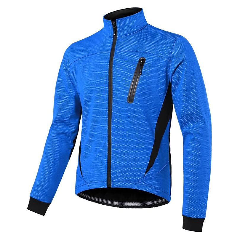 Winter Warm Thermal Fleece Cycling Jacket Windproof Waterproof Breathalbe Coat Clothing for Men – Winter Clothing and Thermal Fleece Clothing price