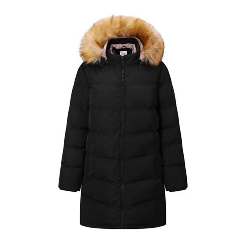 Womens Warm Winter Insulated Padded Long Coat – Womens Winter Jacket and Windproof Down Jacket price