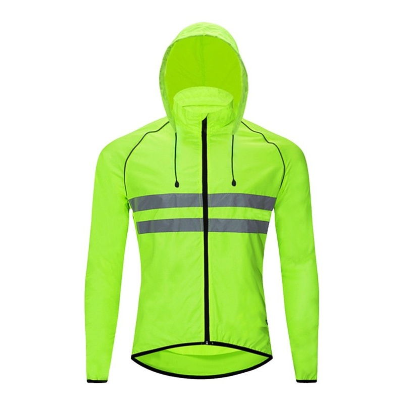 Customised Mens Outdoor Spring Pouch Windbreaker Logo Reflective Cycling Jacket – Jacket and Softshell Jacket price