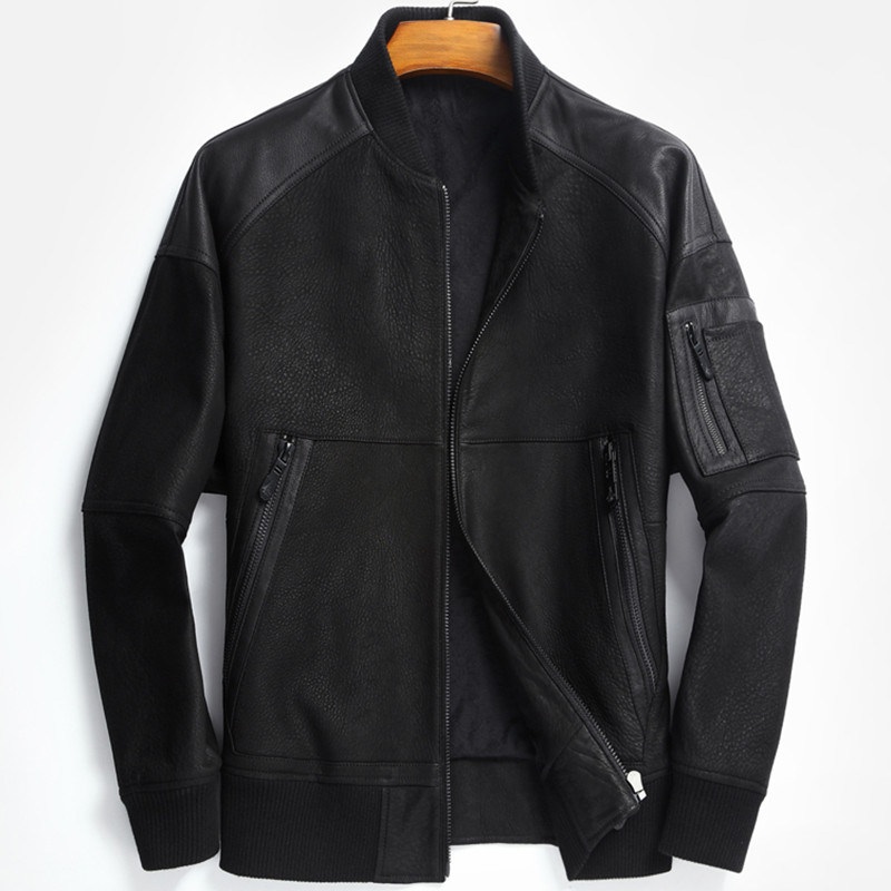 Faux Scooter Motobiker Jackets Motorcycle Leather Blazer Shooting Bomber Overall – Clothes and Clothing price