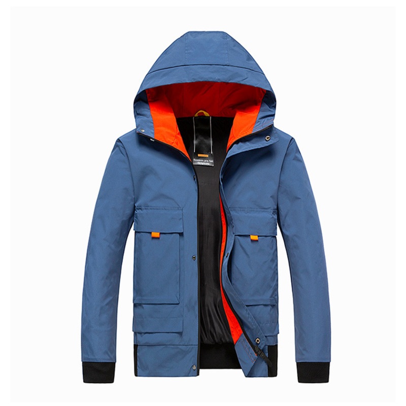 Men Woven Nylon Hoody Outdoor Waterproof Raincoat Jacket – Windbreaker Jacket and Waterproof Jacket price
