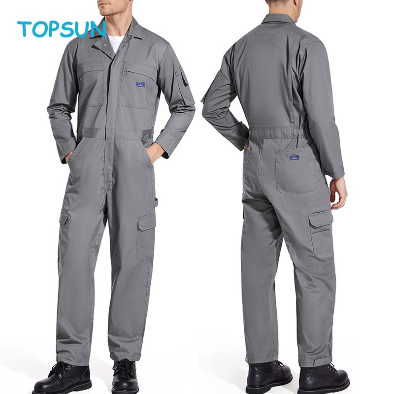 Mens Long Sleeve Coverall Big-Tall Work Jumpsuit Construction Work Coverall – Work Clothes and Work Coverall price