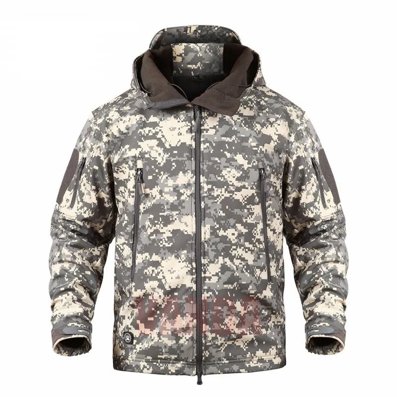 New Rich Winter and Autumn Apparel Ditigal Camouflage Sports Fleece Winter Tactical Jacket – Tactical Jacket and Fleece Winter Jacket price