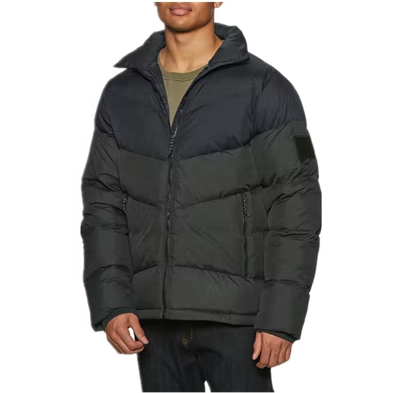 New Trend Popular Lightweight Breathable Durable Hooded Plus Size 100% Nylon Fabric Quilted Puffer Mens Outdoor Down Jacket – Men Winter Coat High Quality and Wool Fabric for Winter Coat price