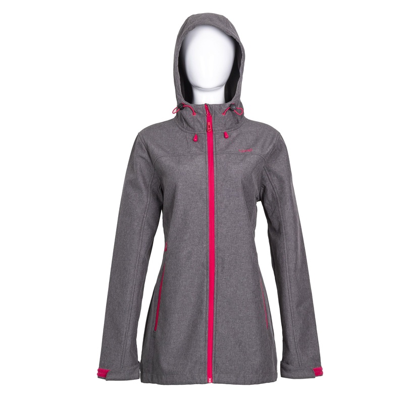 OEM Women Windproof Waterproof Softshell Jacket with Zip up Pockets Hooded Jackets – Waterproof Jacket Softshell and Winter Jacket Softshell price