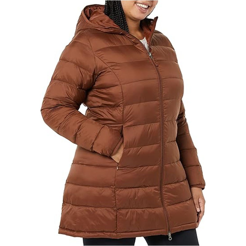Plus Size Womens Lightweight Waterproof Down Jacket Packable Hooded Puffer Coat Clothing – Waterproof Down Jacket and Lightweight Down Jacket price