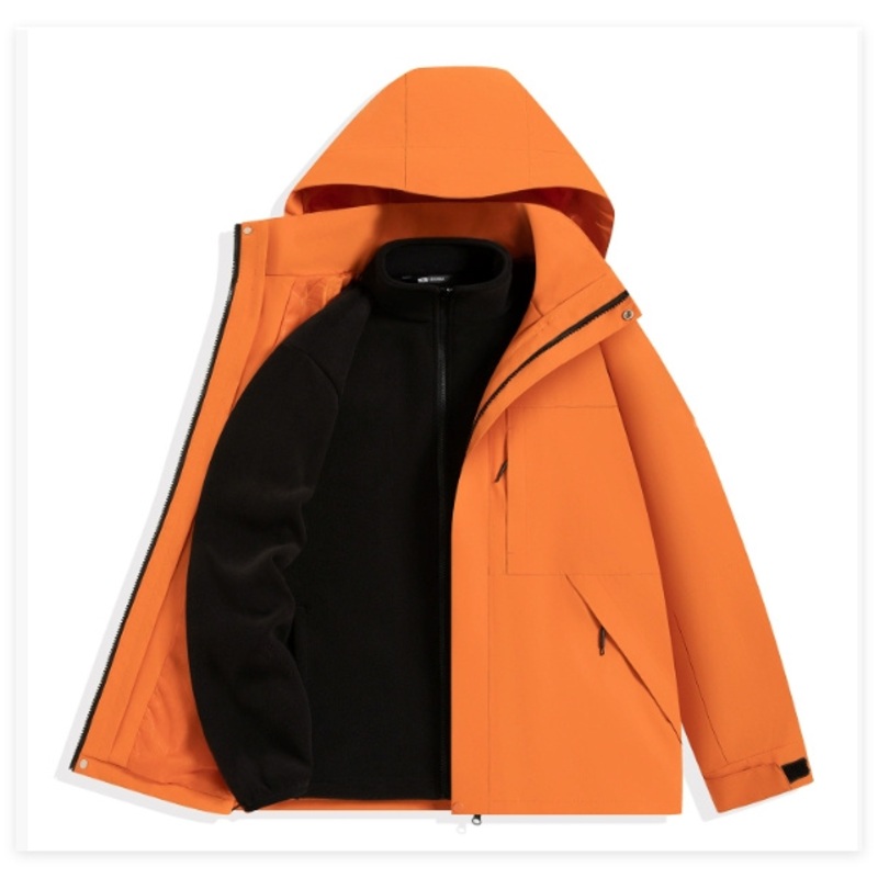 Pragmatic Classic Simple Thickened Technical Jacket Outdoor Exploration Solid Color Texture Overcoat – Thickened Jacket and Texture Jacket price