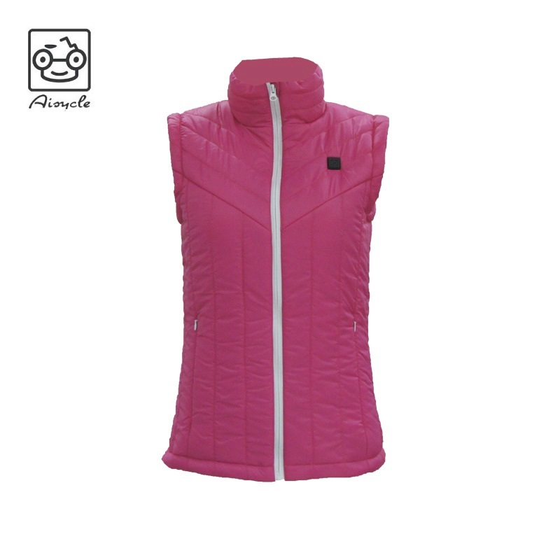 Winter Women Sleeveless Electric Heated Down Vest for Outdoor Running Cycling – Warm Outerwear and Heated Vest price