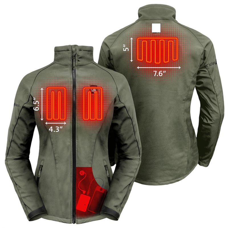 Women Winter Outdoor Softshell Heated Jackets – Heated Jacket and Winter Jackets price
