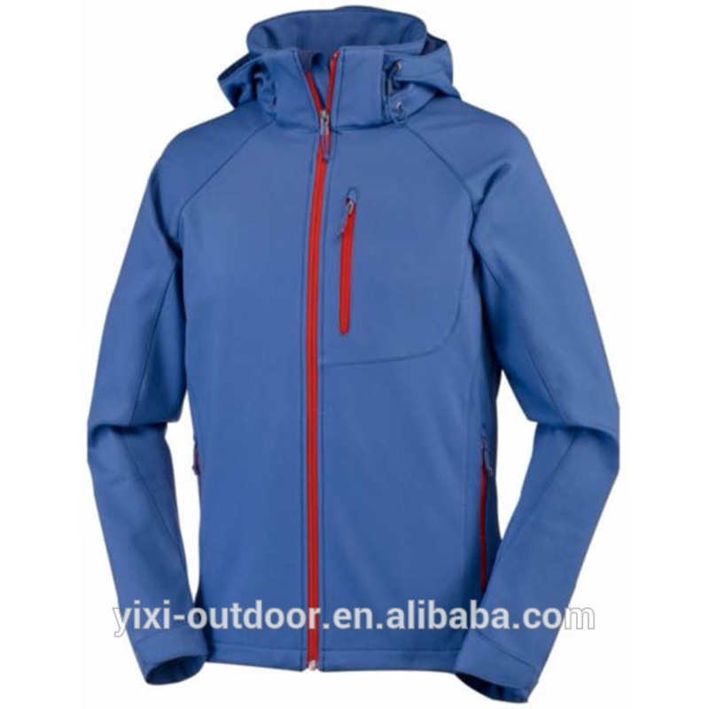Custom Softshell Men Blue Autumn Spring Waterproof Windproof Outdoor Jacket – Jacket and Softshell Jacket price