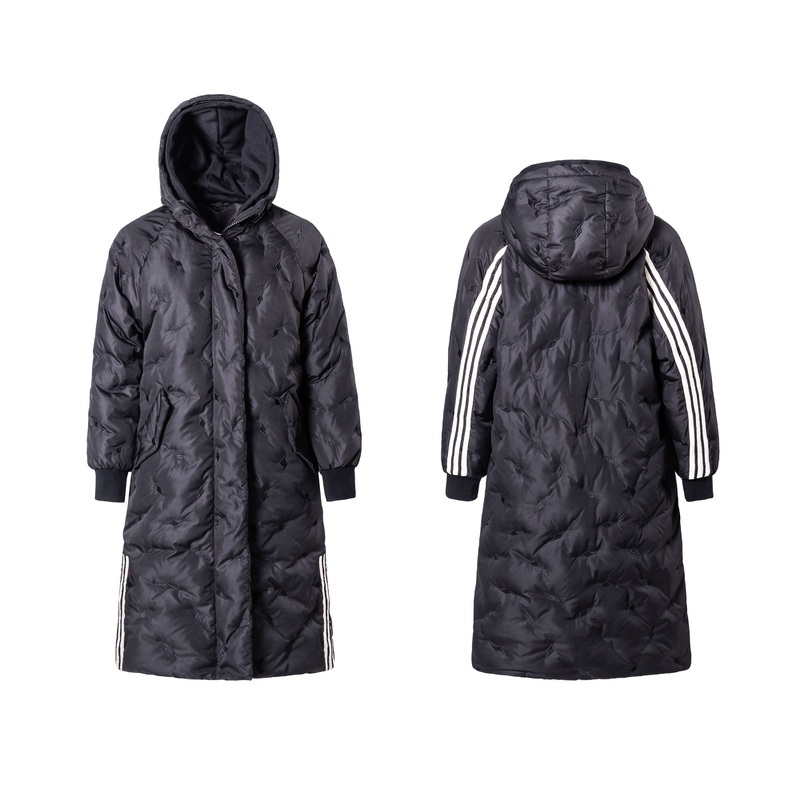 Custom Women Long Parka Jacket Embroidery Fabric 90% Down Jacket for Ladies Warm Coat – Jacket and Coat price