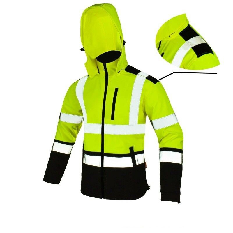 High Visibility Reflective Safety Winter Workwear Jacket – Softshell Jacket and Waterproof Jacket price
