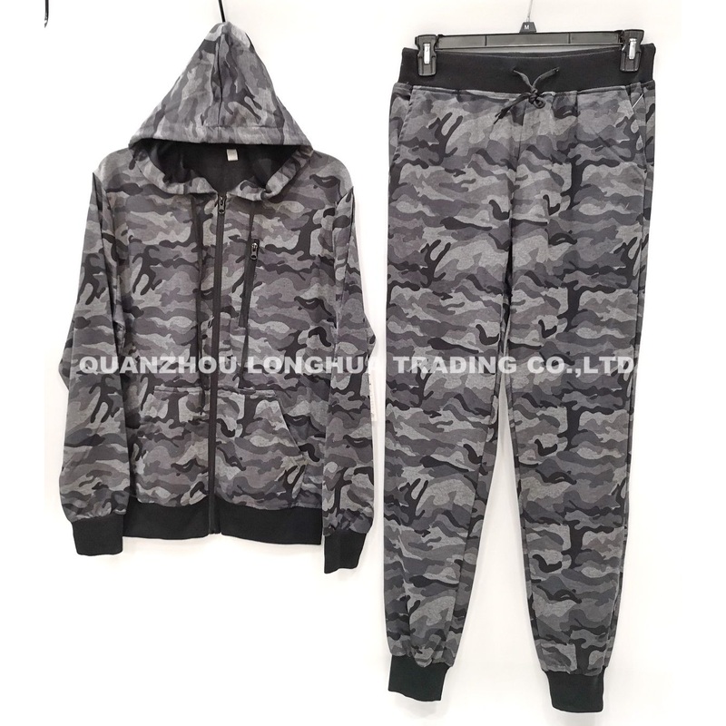 Men Boys Jacket Printing Sportwear Hoody Jacket Joggers Pants Tracksuit Outdoor Clothes – Training and Sportwear price
