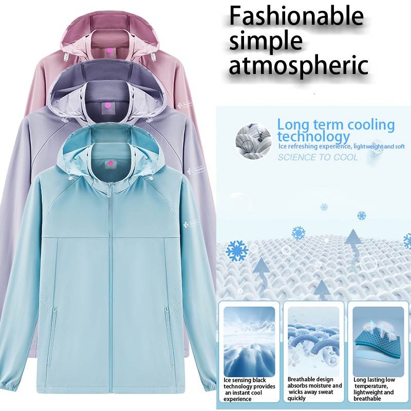 OEM/ODM Wholesale Light Adult Breathable Casual Sun Protection Hooded Skinwear Sunscreen Clothing – Sunscreen Clothing and Sun-Protective Jackets price
