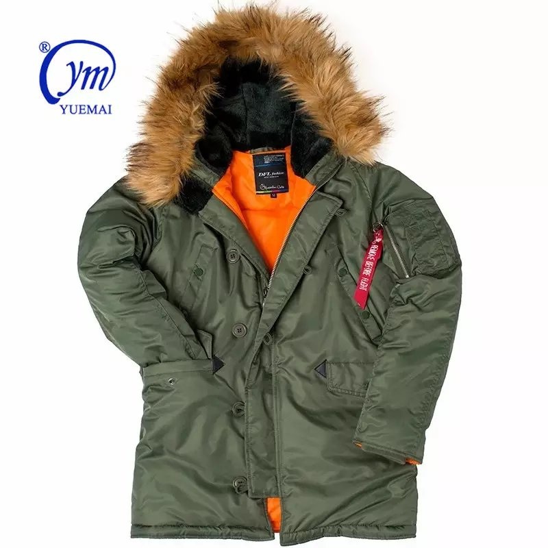 Outdoor N3b Fur Thick Tactical Warm Mens Winter Loose Safety Coat Jacket Parka with Hooded – Outdoor Coat Jacket Parka with Hooded and N3b Fur Coat Jacket Parka with Hooded price