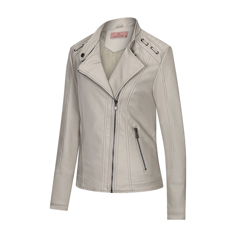 PU Leather Women Autumn New Motorcycle Loose Lazy Casual Style Leather Jacket – Apparel and Waterproof Jacket price