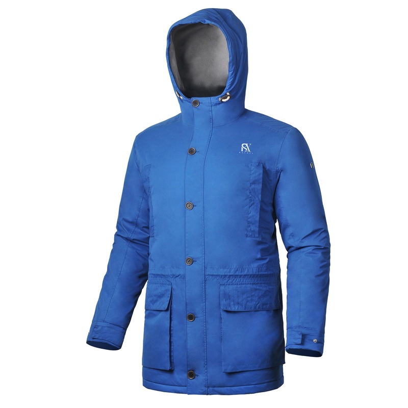 Sports Wear Blue Rain Coat Men Waterproof Winter Jacket with Padding Lining – Jacket and Jackets price