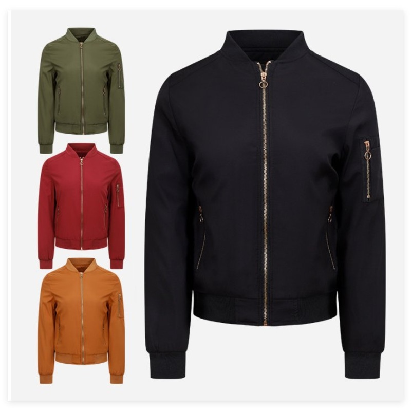 Casual Business Executive Style Zipper Bomber Jacket Practical Soft Shell Work Clothes – Work Jacket and Business Jacket price