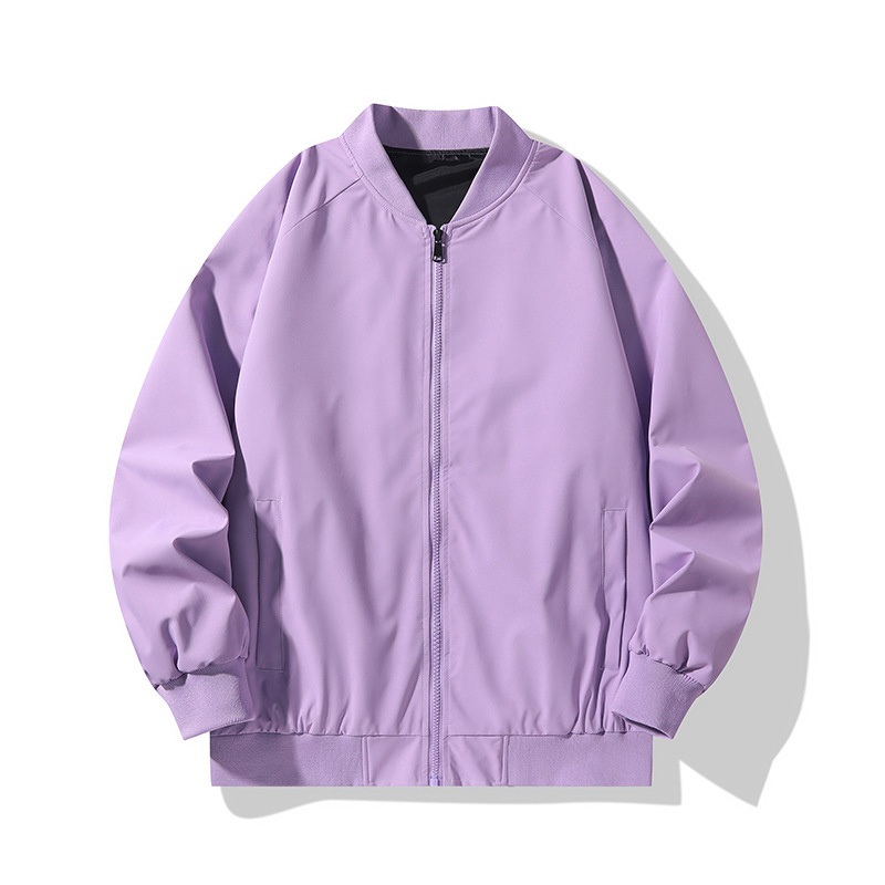 Customized Mens Simple Light Casual Loose Sports Jacket in Purple – Lightweight Jacket and Sport Jacket price