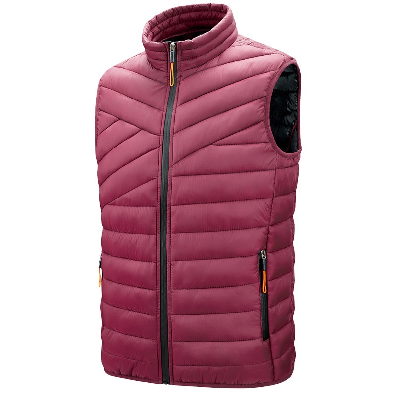 Mens Outdoor Winter Body Warmer Padded Sleeveless Vest, Stand up Neck – Fashion Vest and Outerwear price