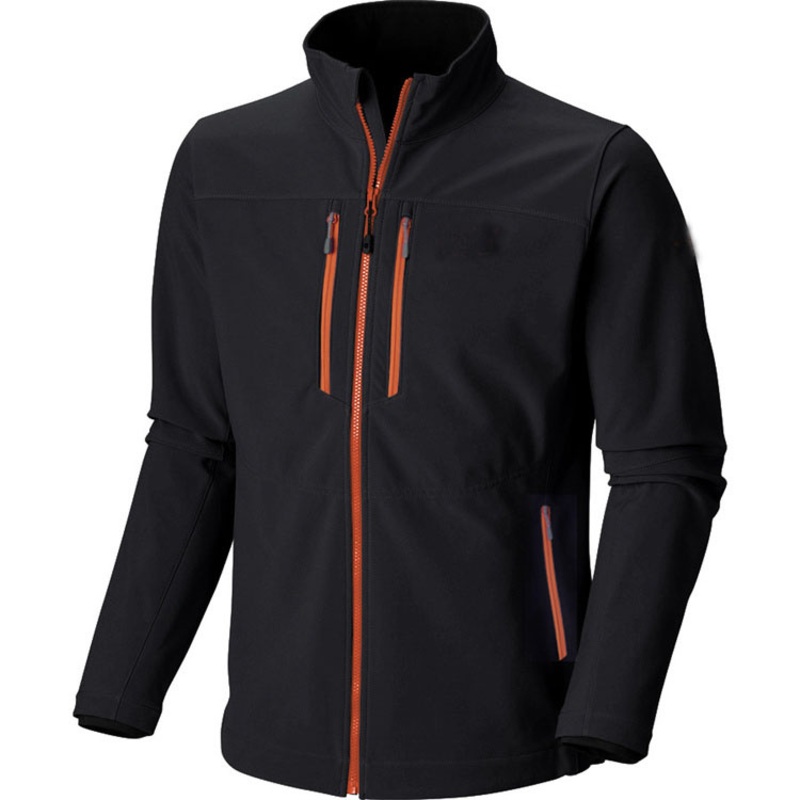 OEM High Quality Black Colour Hiking Softshell Jacket Men – Softshell Jacket and Men Softshell Jacket price