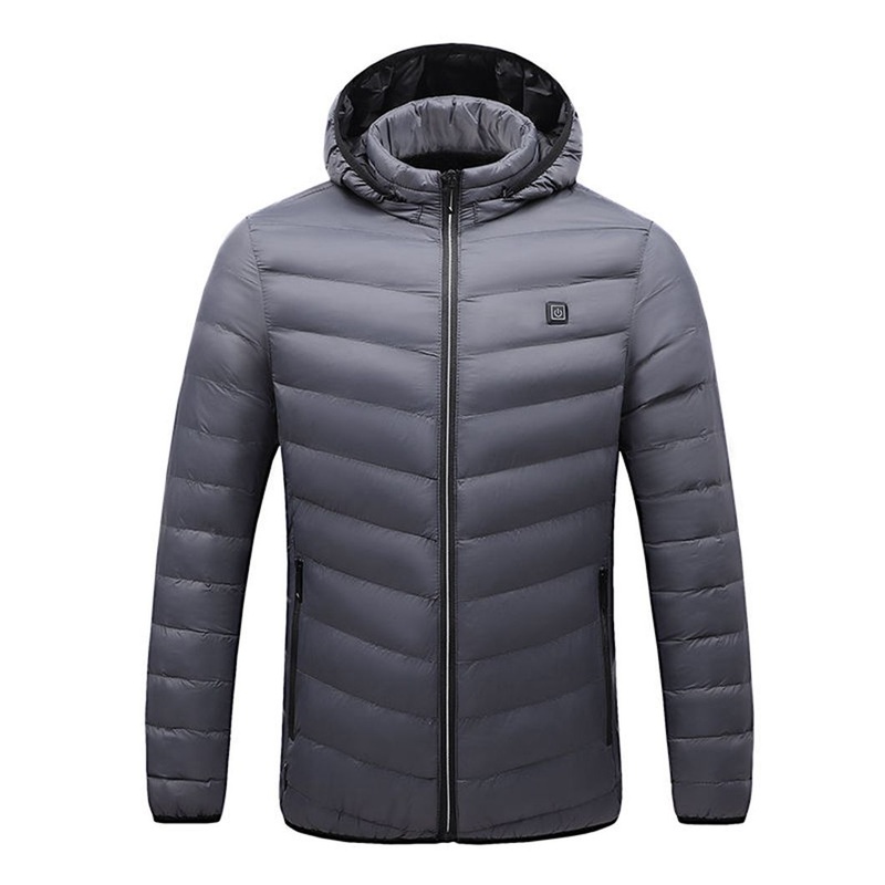 Wholesale Fashion Zipper Heating Windproof Coat Electric Battery Heated Jacket Mens with Winter USB Warming Heat Changing Jacket – Heat Changing Jacket and Heating Jacket for Winter price