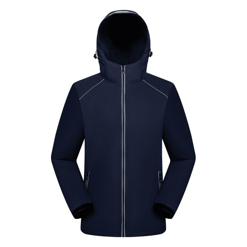 2114#Autumn and Winter Outdoor Reflective Zipper Jacket – Outdoor Product and Jackets price