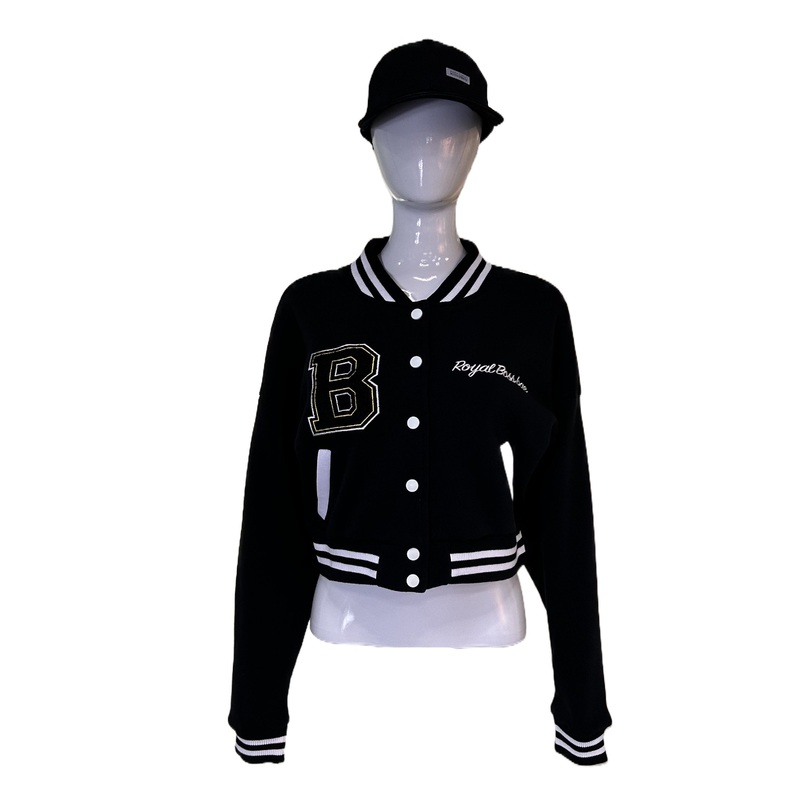 Custom Embroidery Logo Womens Jackets American Womens Baseball Jackets Womens Cropped Varsity Jackets – Varsity Jackets and Womens Jacket price