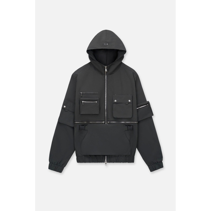 Custom Mens Oversized Zip-up Nylon Windbreaker Cargo Jacket Breathable and Sustainable for Unisex Adults in Spring Season – Jacket for Men Outdoors and Outdoor Waterproof Shell Jacket price